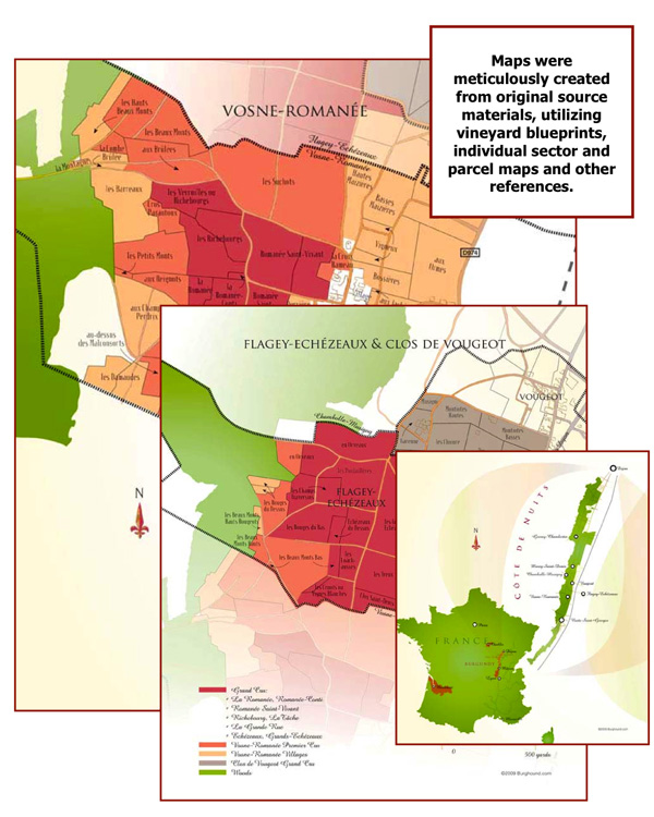 Maps were meticulously created